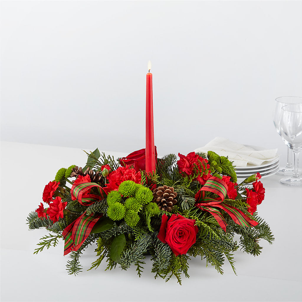 By the Candlelight Centerpiece – Floreria Mexico, Huntington Park CA