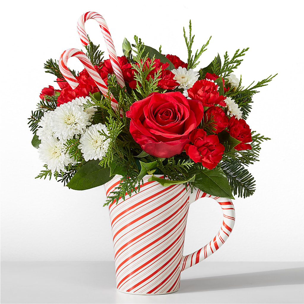 Peppermint Swirl Mug – Floreria Mexico, Huntington Park CA