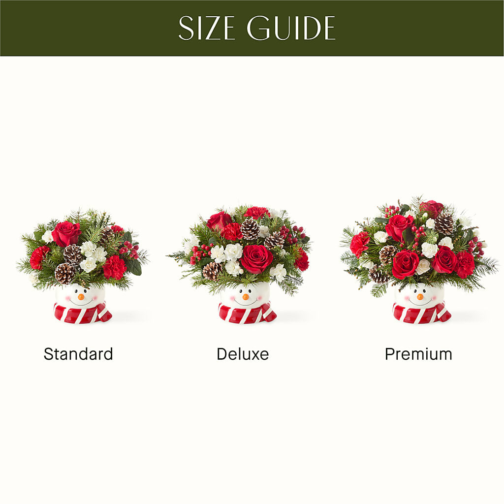 Jolly Snowman Bouquet – Floreria Mexico, Huntington Park CA