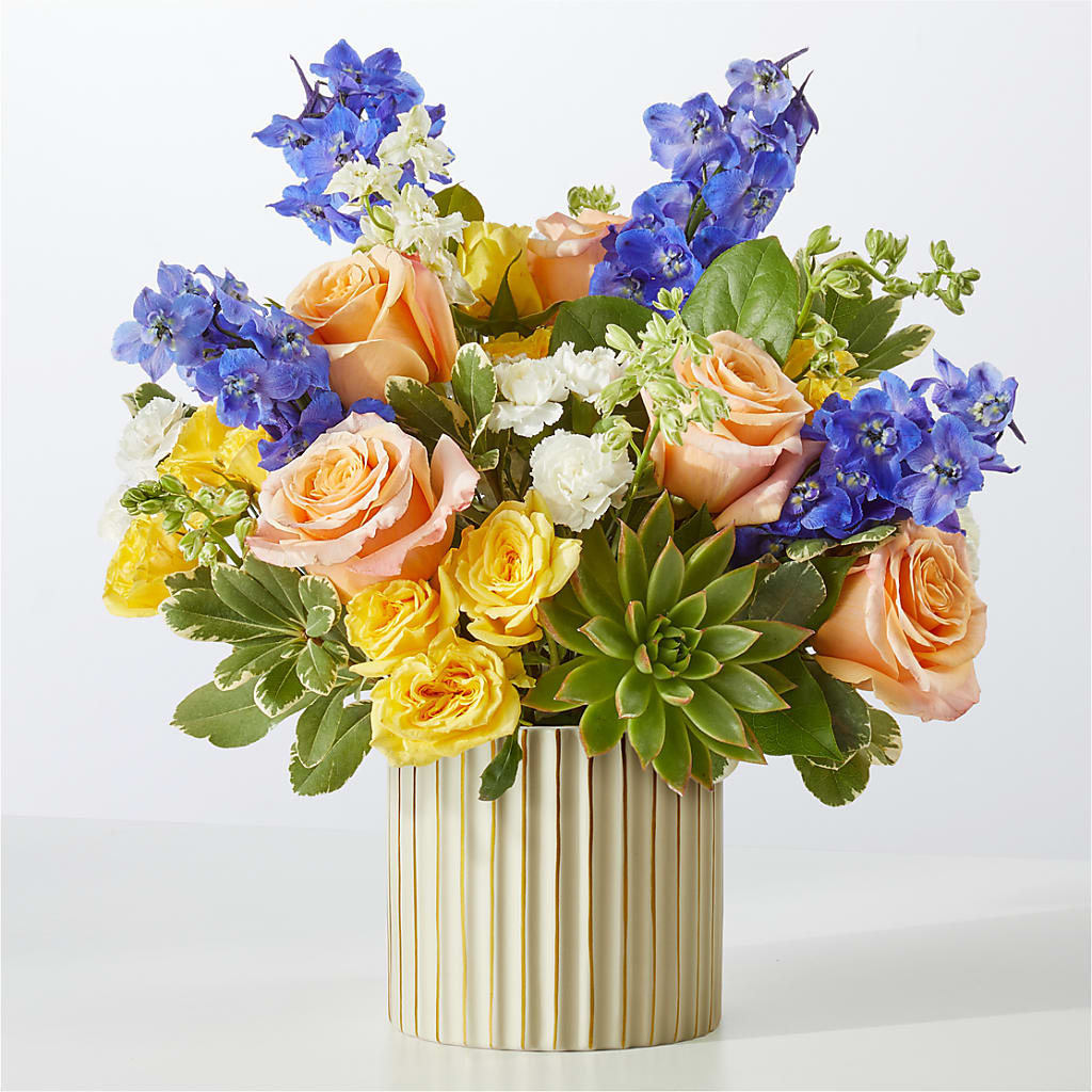 Cobalt Reverie Bouquet – Floreria Mexico, Huntington Park CA