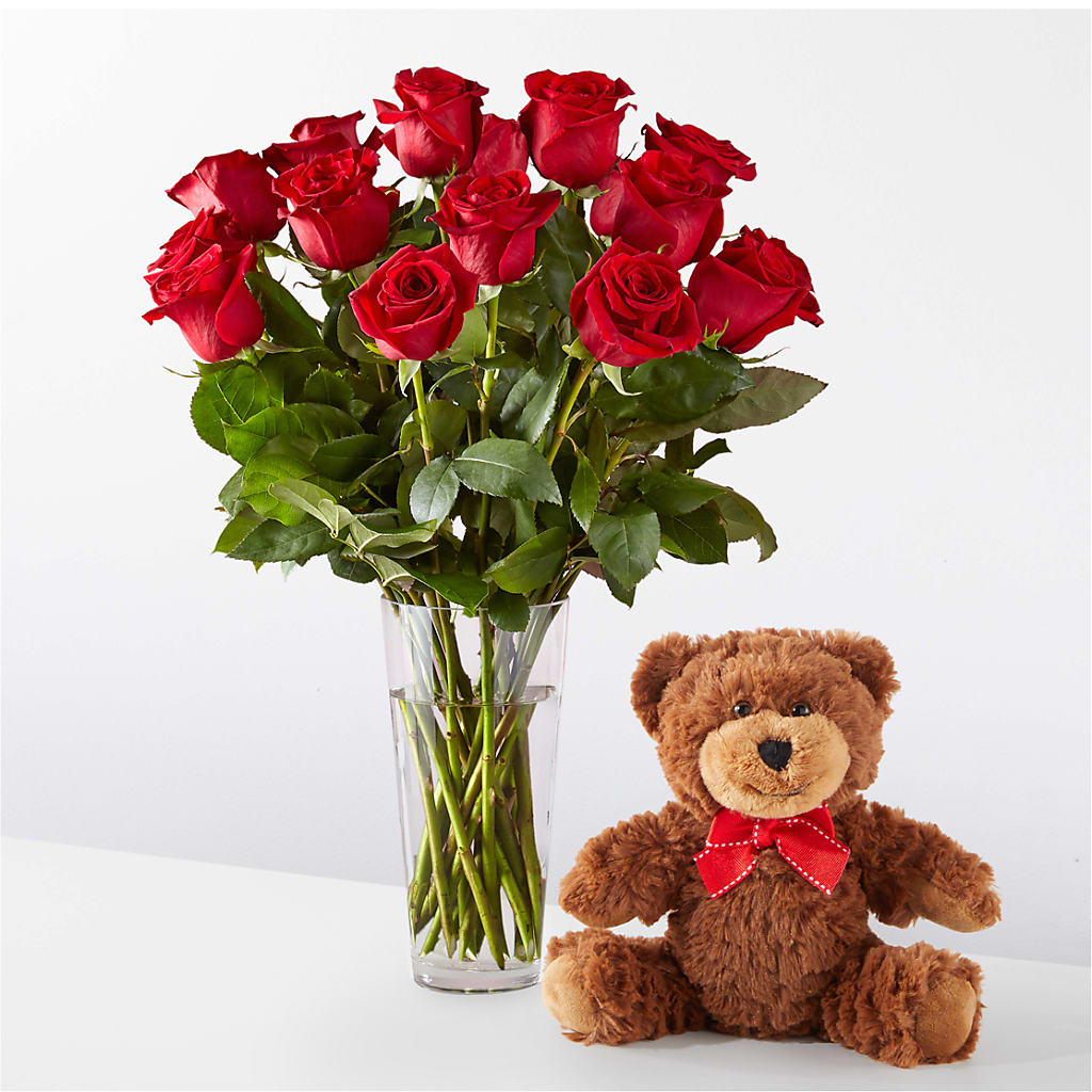 Romantic Long Stem Red Rose Bouquet Bundles – Floreria Mexico, Huntington Park CA