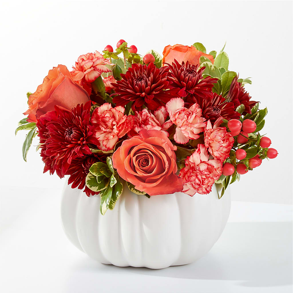 Autumn Air Pumpkin Bouquet – Floreria Mexico, Huntington Park CA