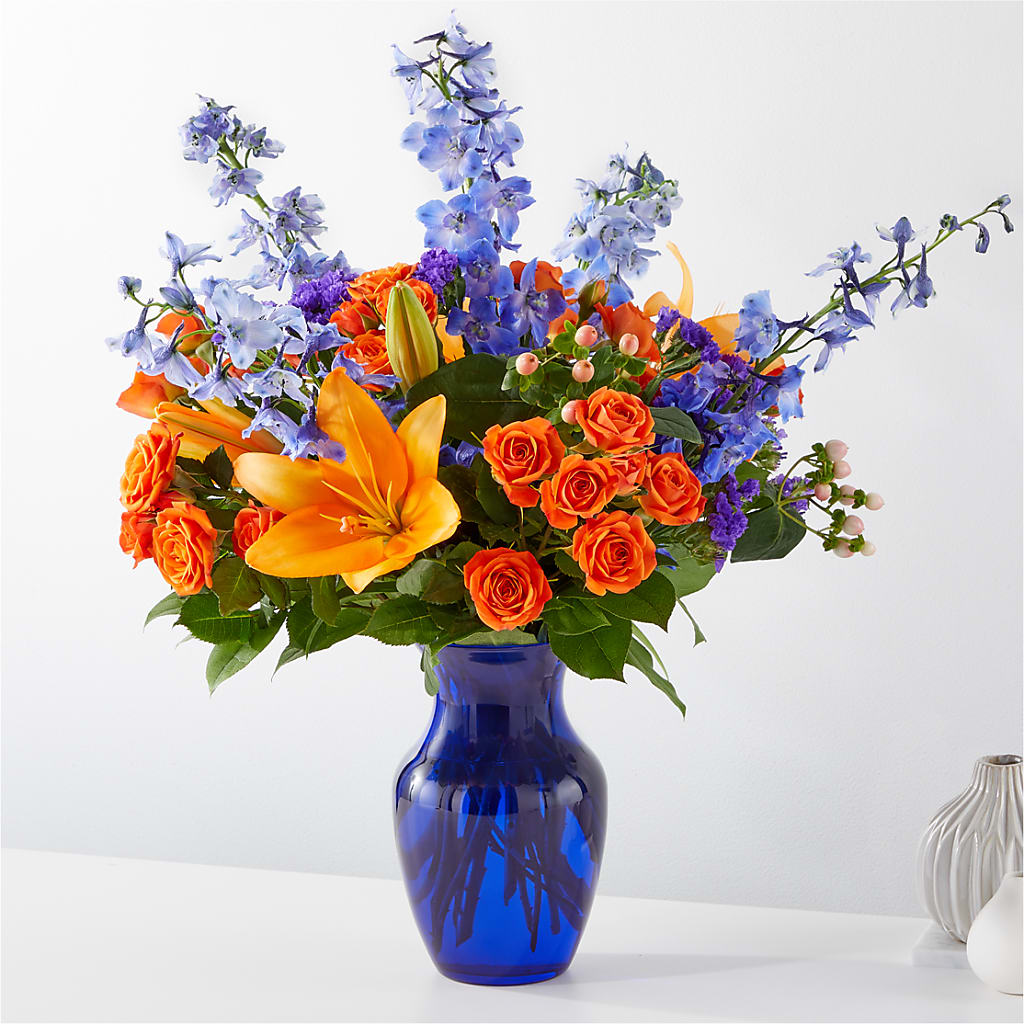 Radiant Citrus Bouquet – Floreria Mexico, Huntington Park CA