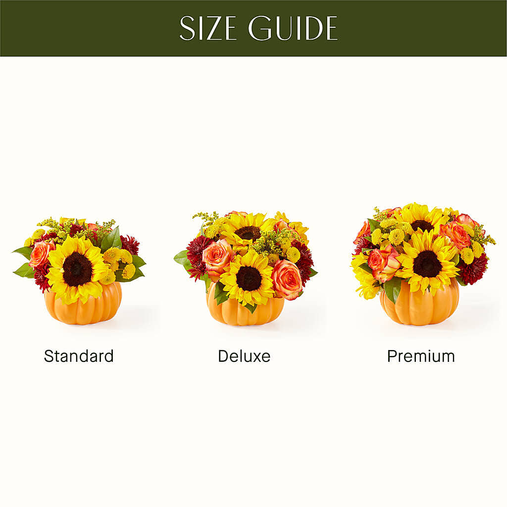 Golden Gourd Pumpkin Bouquet – Floreria Mexico, Huntington Park CA