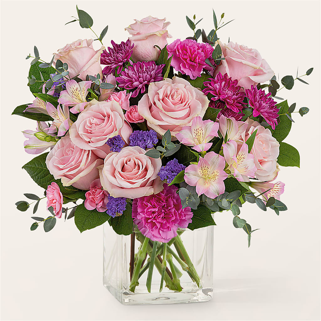 Rosy Radiance Bouquet – Floreria Mexico, Huntington Park CA