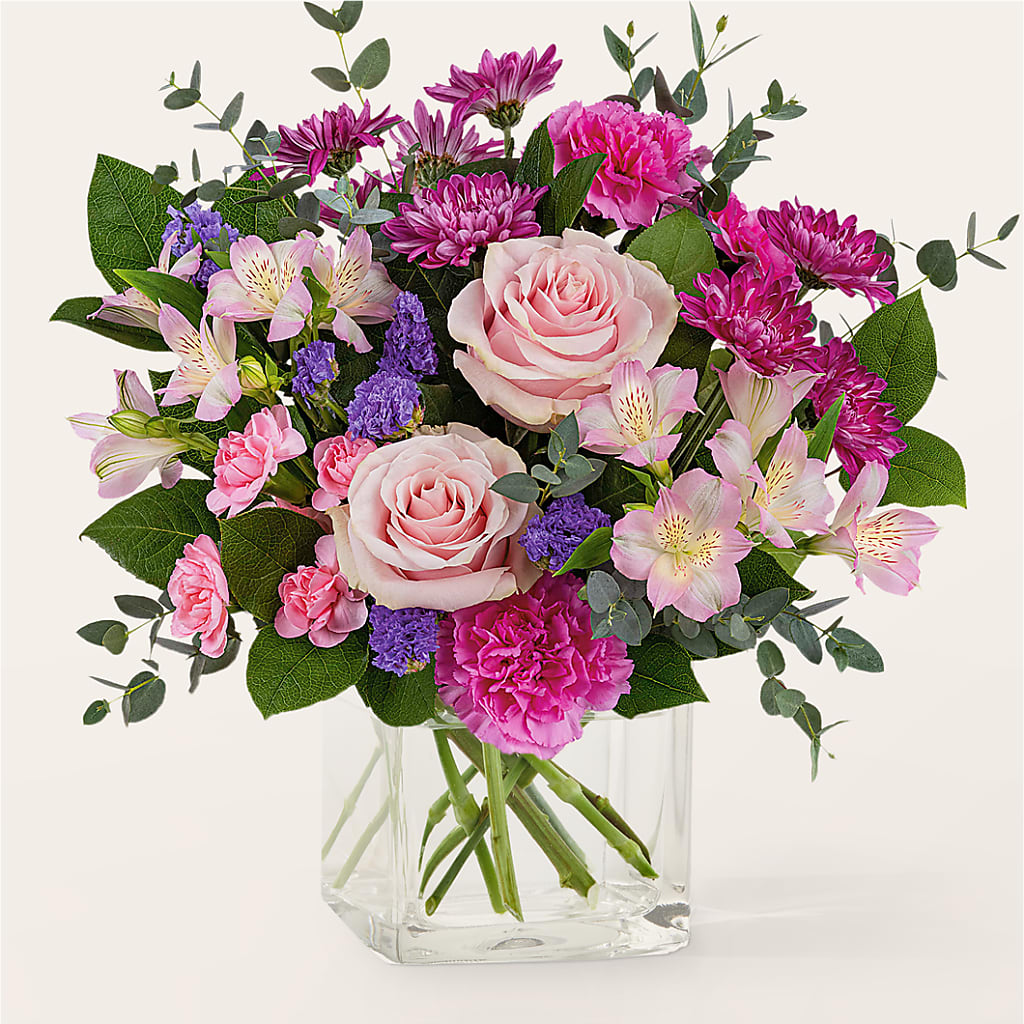 Rosy Radiance Bouquet – Floreria Mexico, Huntington Park CA