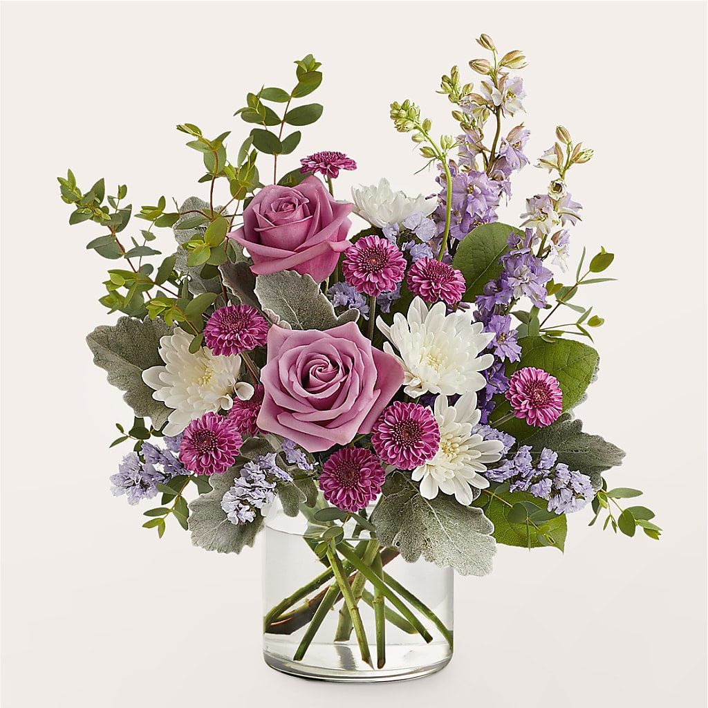 Violet Frost Bouquet – Floreria Mexico, Huntington Park CA