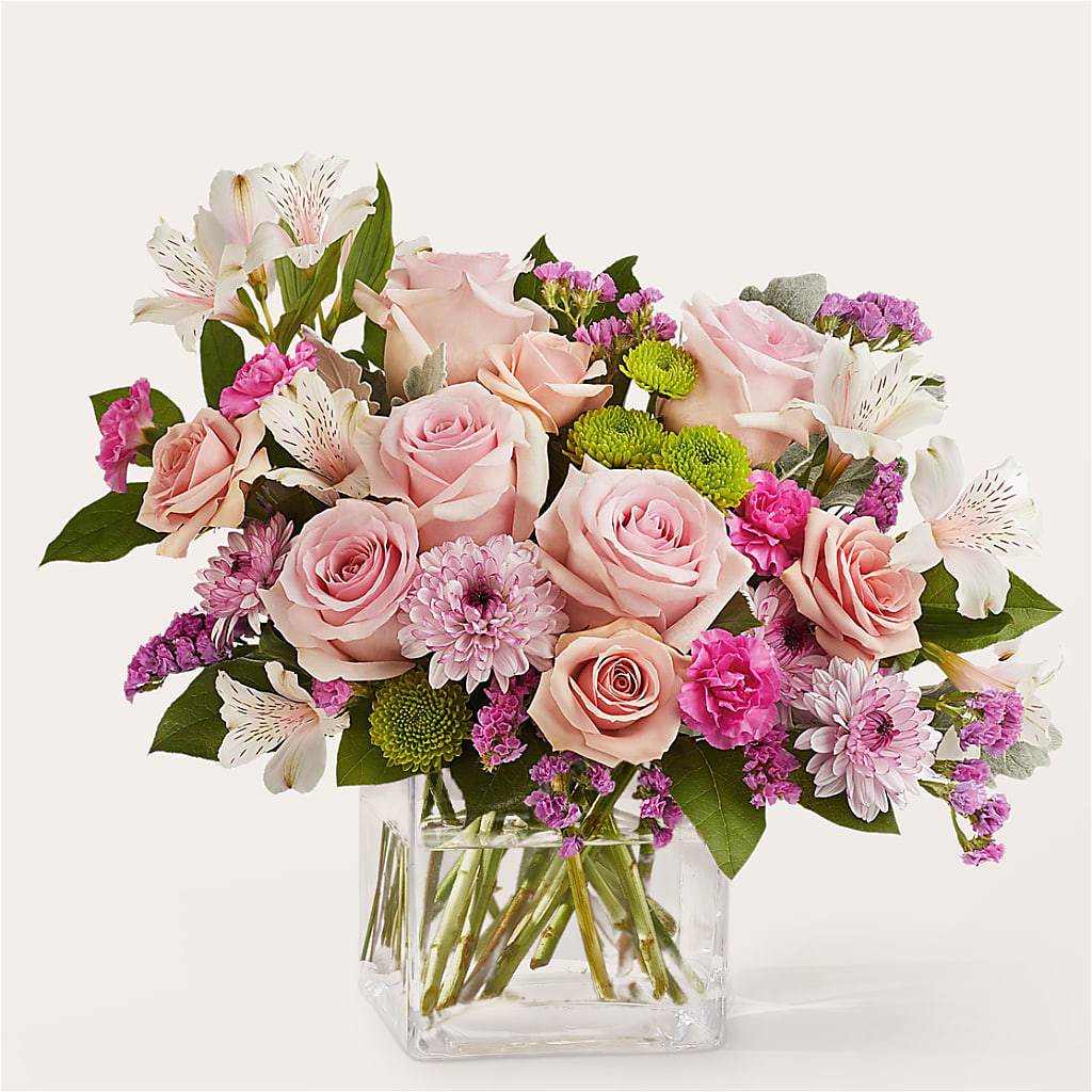 Pink Suede Bouquet – Floreria Mexico, Huntington Park CA