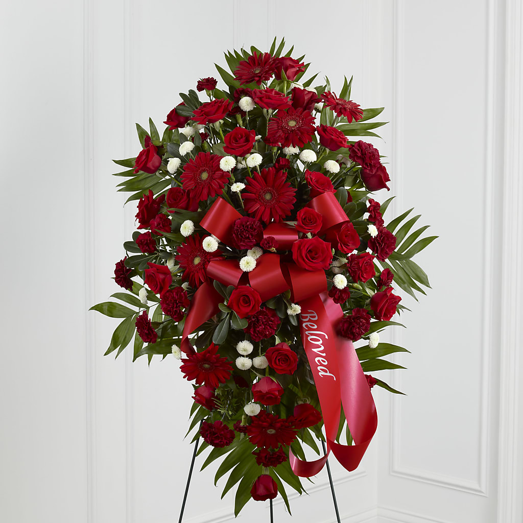 Treasured Memories Standing Spray – Floreria Mexico, Huntington Park CA