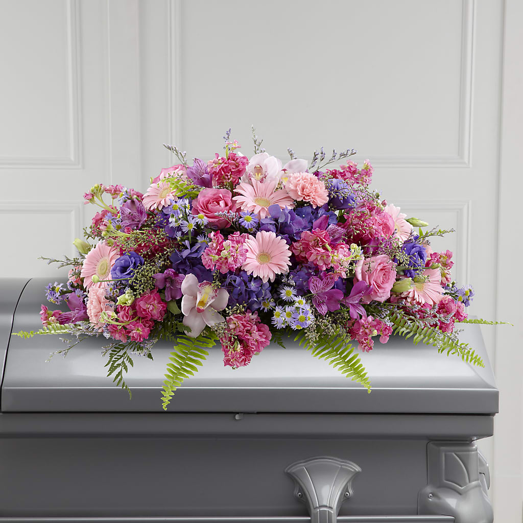 Glorious Garden Casket Spray – Floreria Mexico, Huntington Park CA