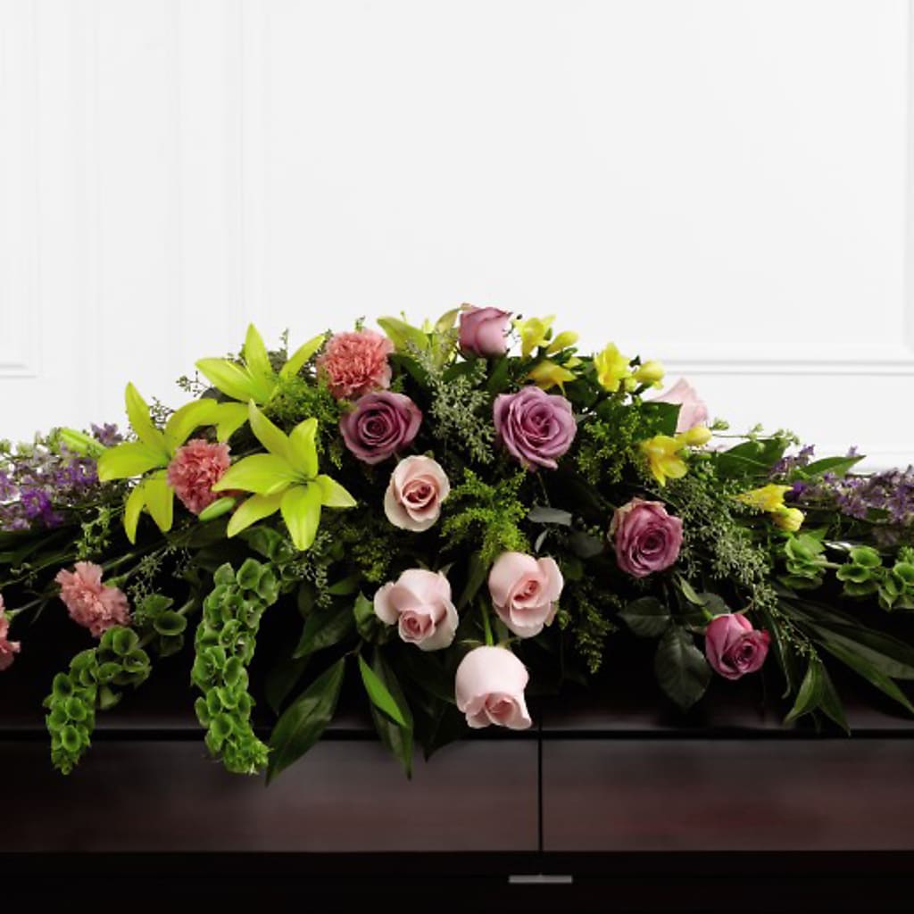 Forever Beloved Casket Spray – Floreria Mexico, Huntington Park CA