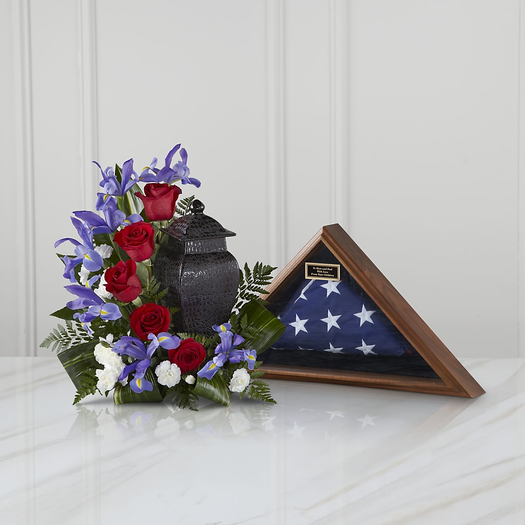 Patriotic Tribute Arrangement – Floreria Mexico, Huntington Park CA
