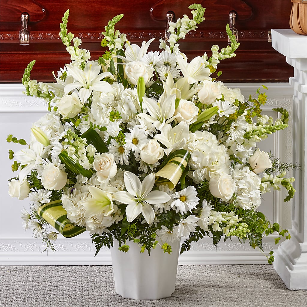 Thoughts of Tranquility Floor Basket – Floreria Mexico, Huntington Park CA