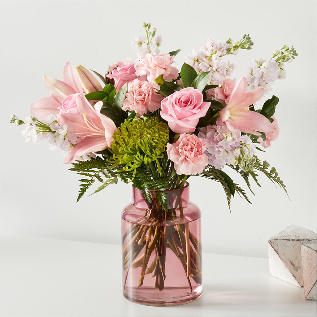 Pretty in Pink Bouquet – Floreria Mexico, Huntington Park CA