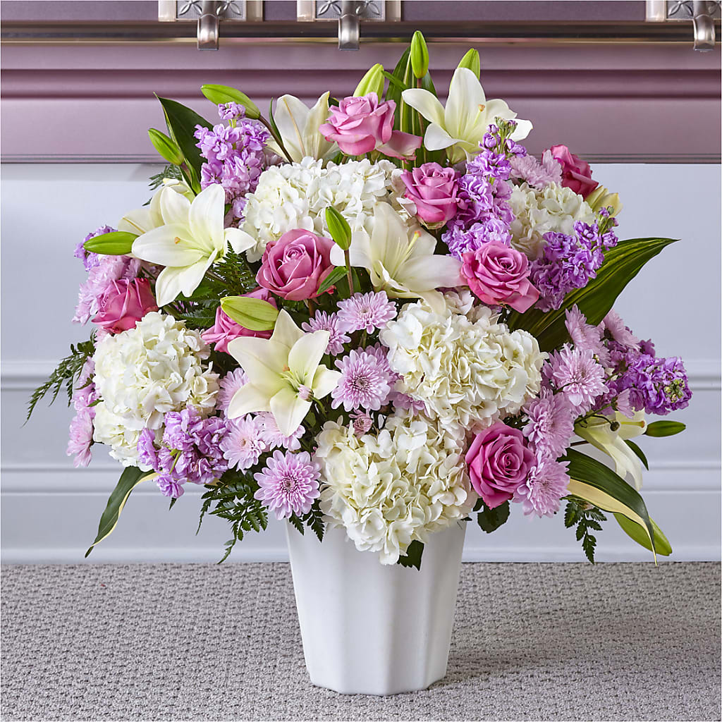 Heaven Sent Floor Basket – Floreria Mexico, Huntington Park CA