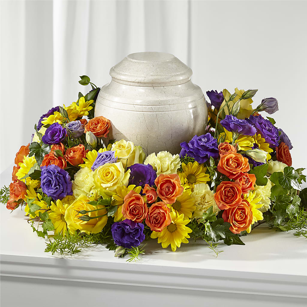 Blossoms of Remembrance Cremation Adornment – Floreria Mexico, Huntington Park CA