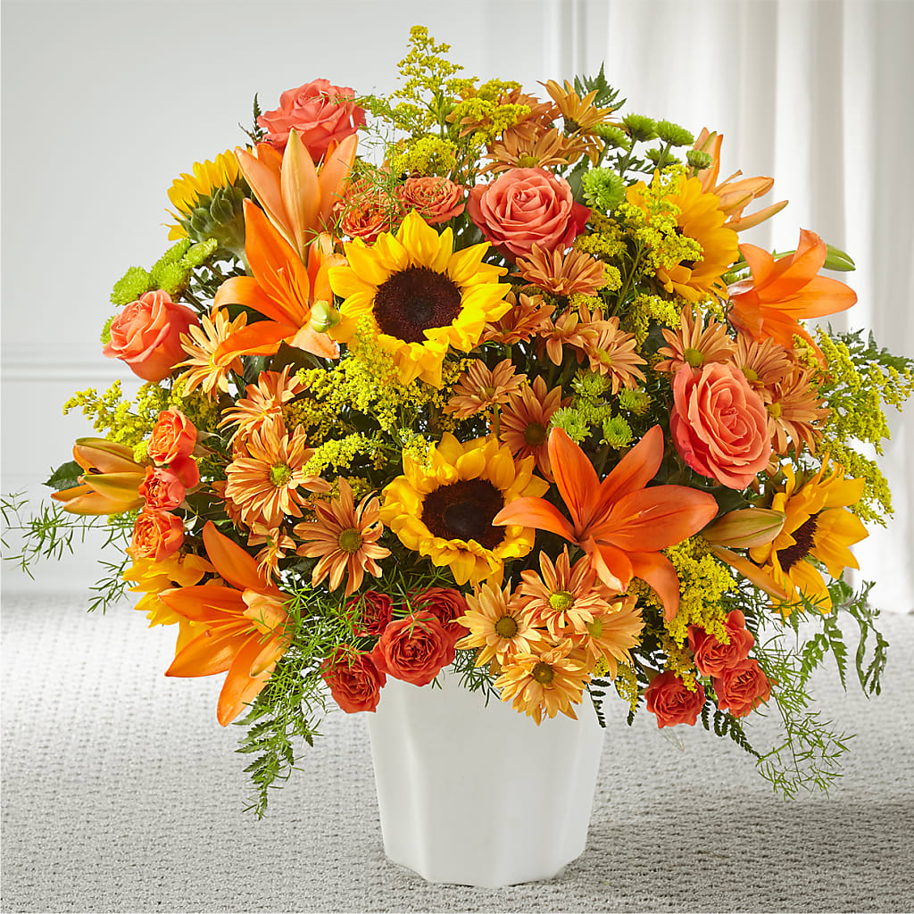 Harvest Thoughts Floor Basket – Floreria Mexico, Huntington Park CA