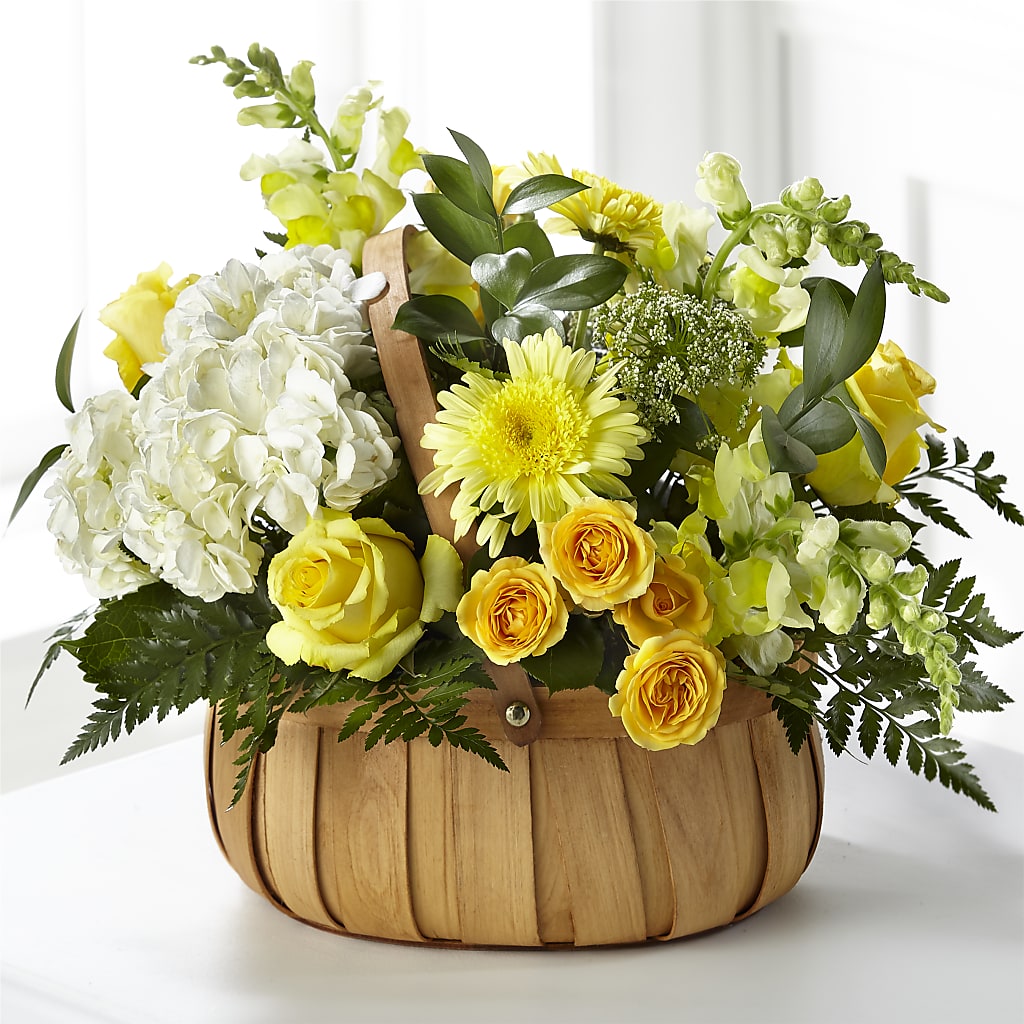 Rustic Remembrance Basket – Floreria Mexico, Huntington Park CA