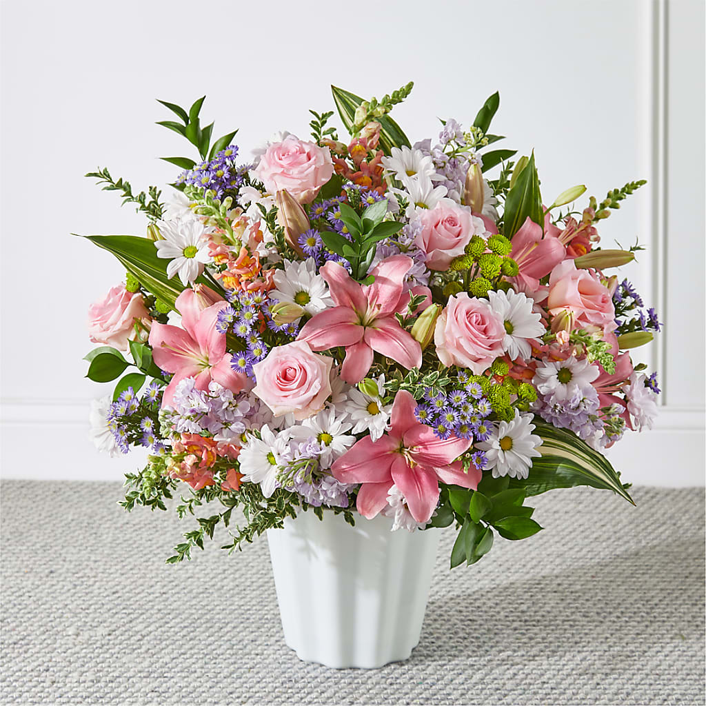 Abundant Compassion Floor Basket – Floreria Mexico, Huntington Park CA