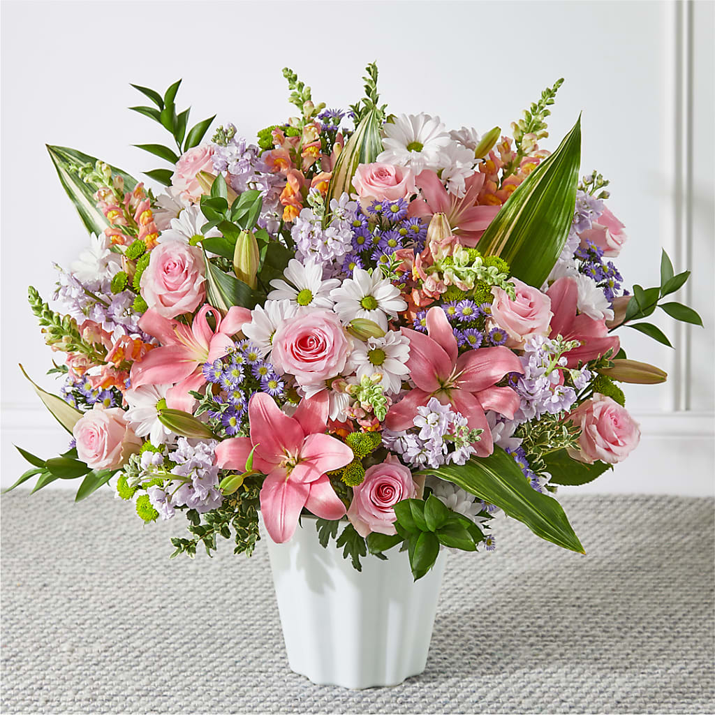 Abundant Compassion Floor Basket – Floreria Mexico, Huntington Park CA