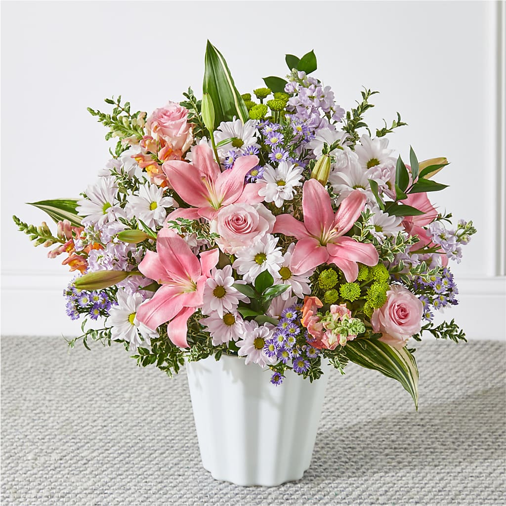 Abundant Compassion Floor Basket – Floreria Mexico, Huntington Park CA