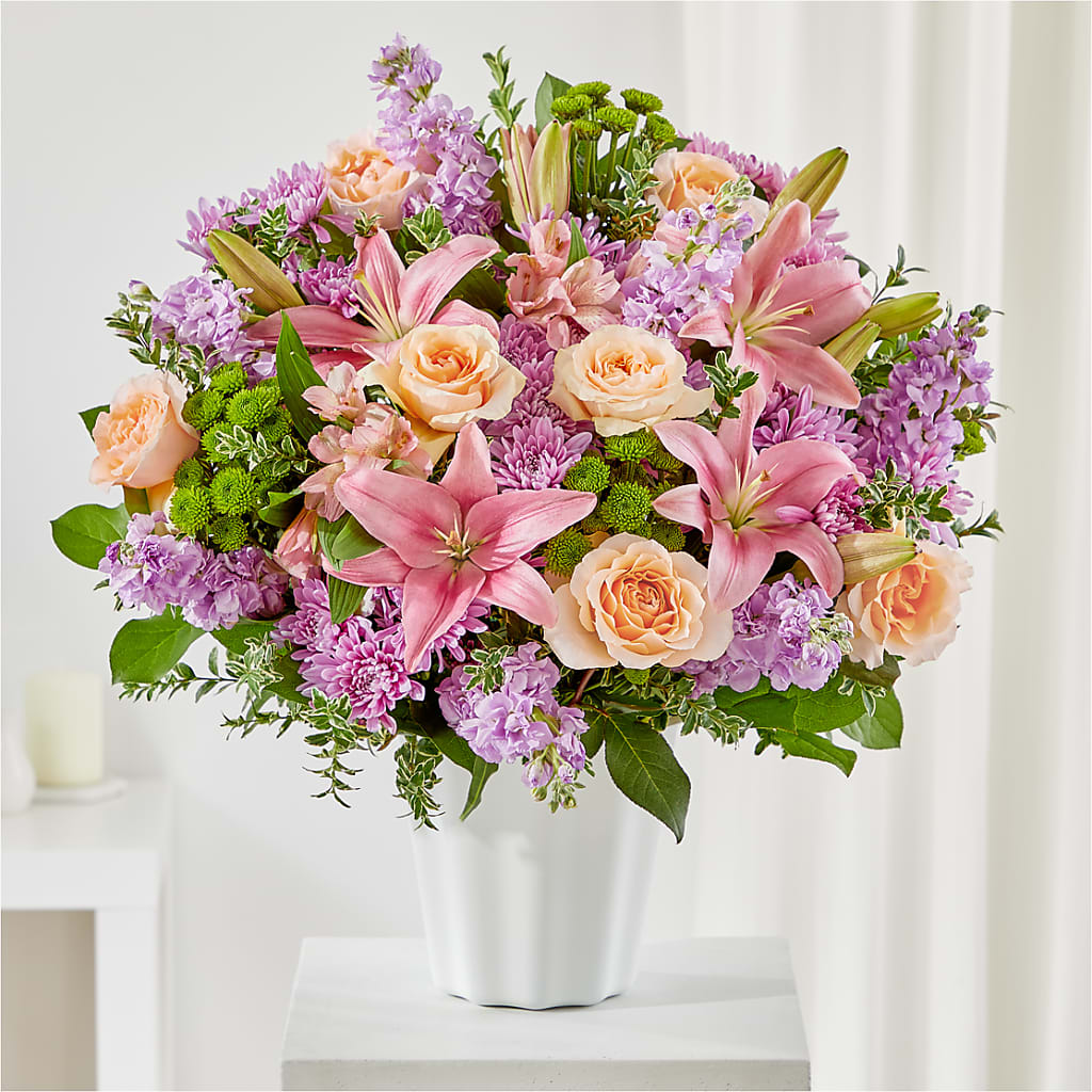 Supportive Embrace Tabletop Basket – Floreria Mexico, Huntington Park CA