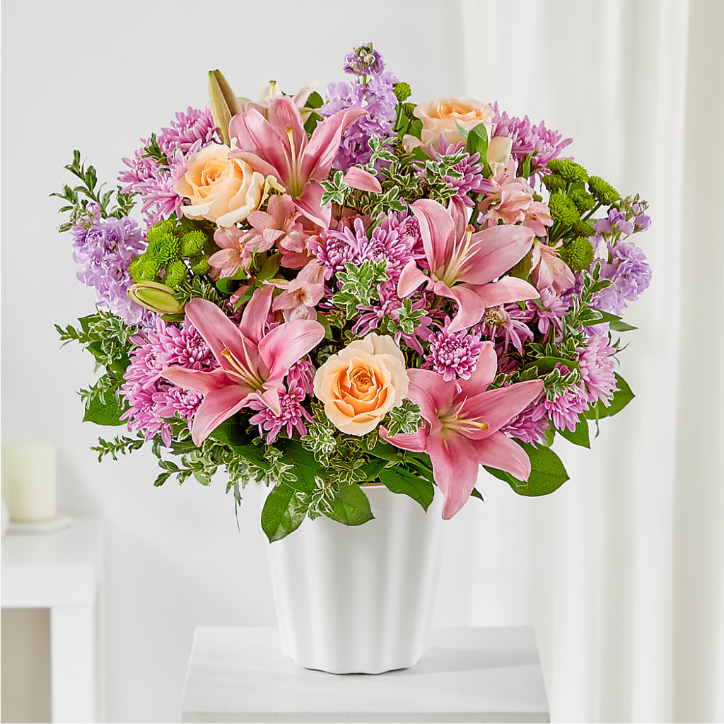 Supportive Embrace Tabletop Basket – Floreria Mexico, Huntington Park CA