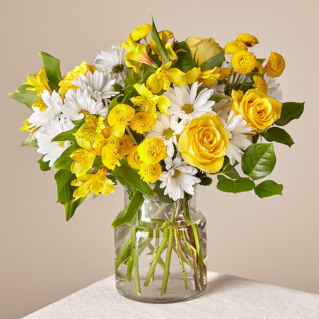 Sunny Sentiments Bouquet – Floreria Mexico, Huntington Park CA