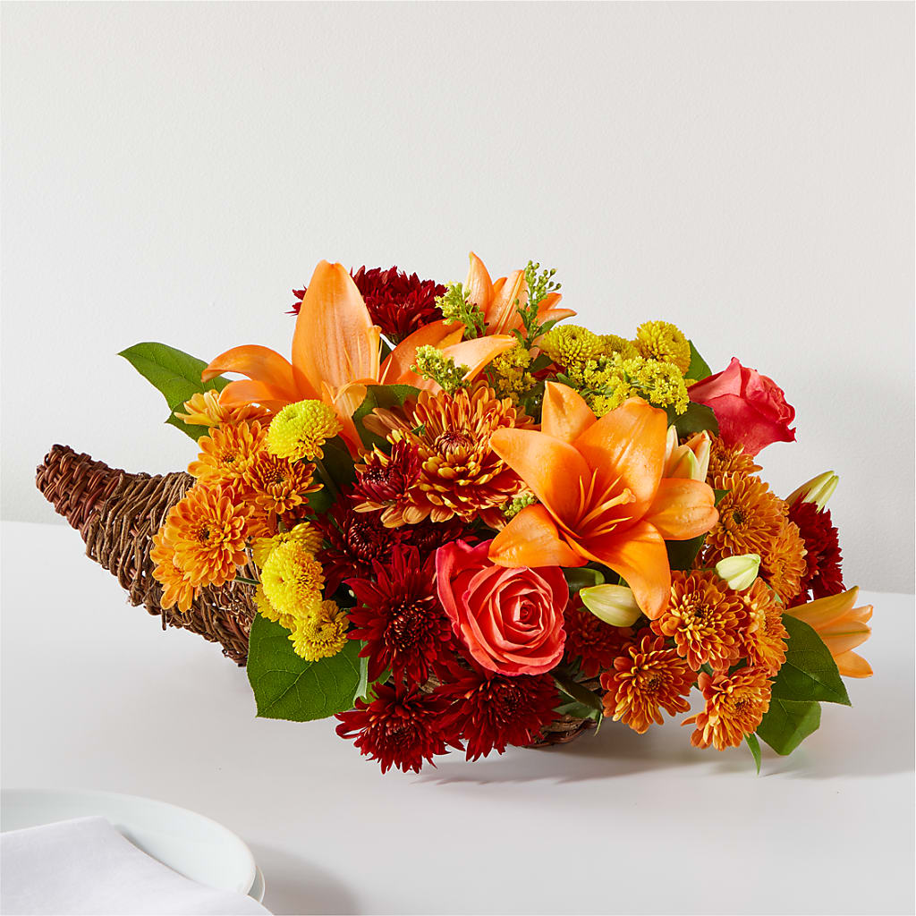 Bouquet of Blessings Cornucopia – Floreria Mexico, Huntington Park CA