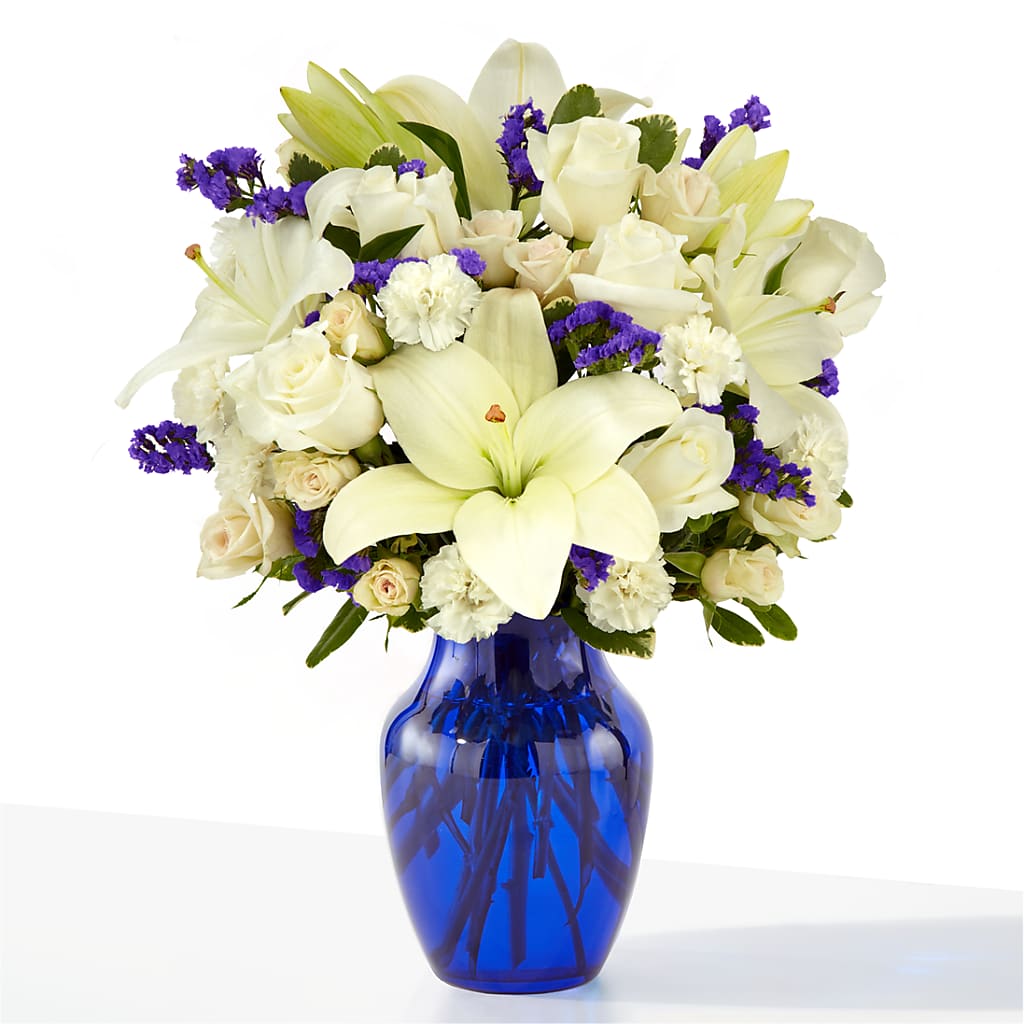 Sapphire Rush Bouquet – Floreria Mexico, Huntington Park CA
