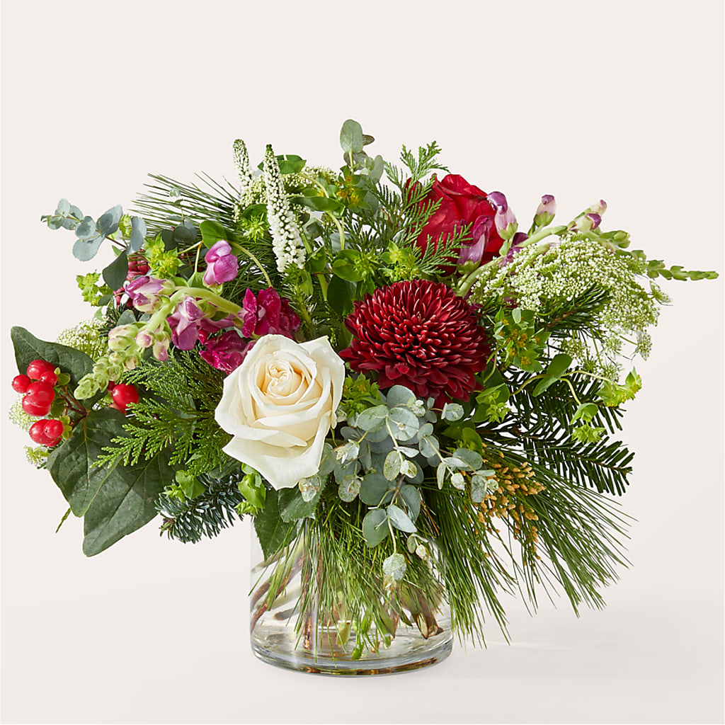 Cranberry Fizz Bouquet – Floreria Mexico, Huntington Park CA