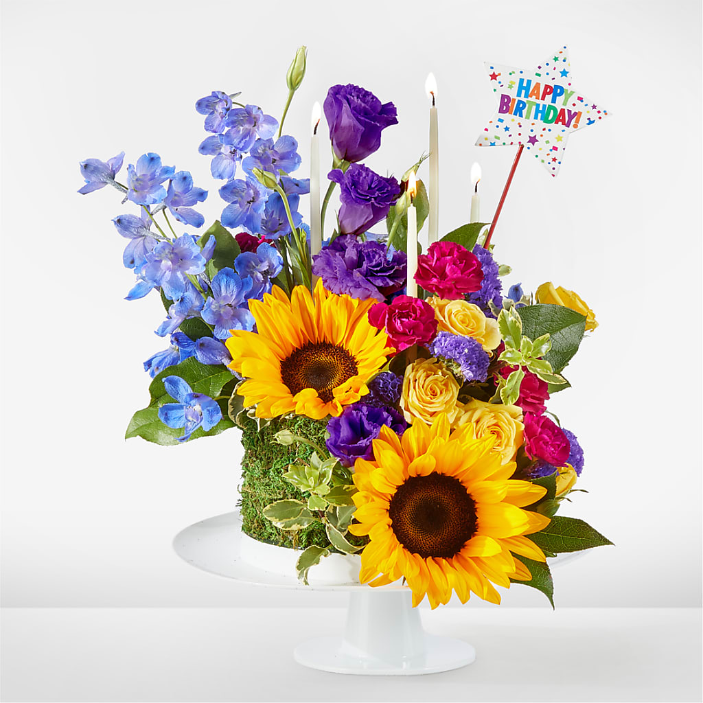 Star of the Day Floral Cake – Floreria Mexico, Huntington Park CA