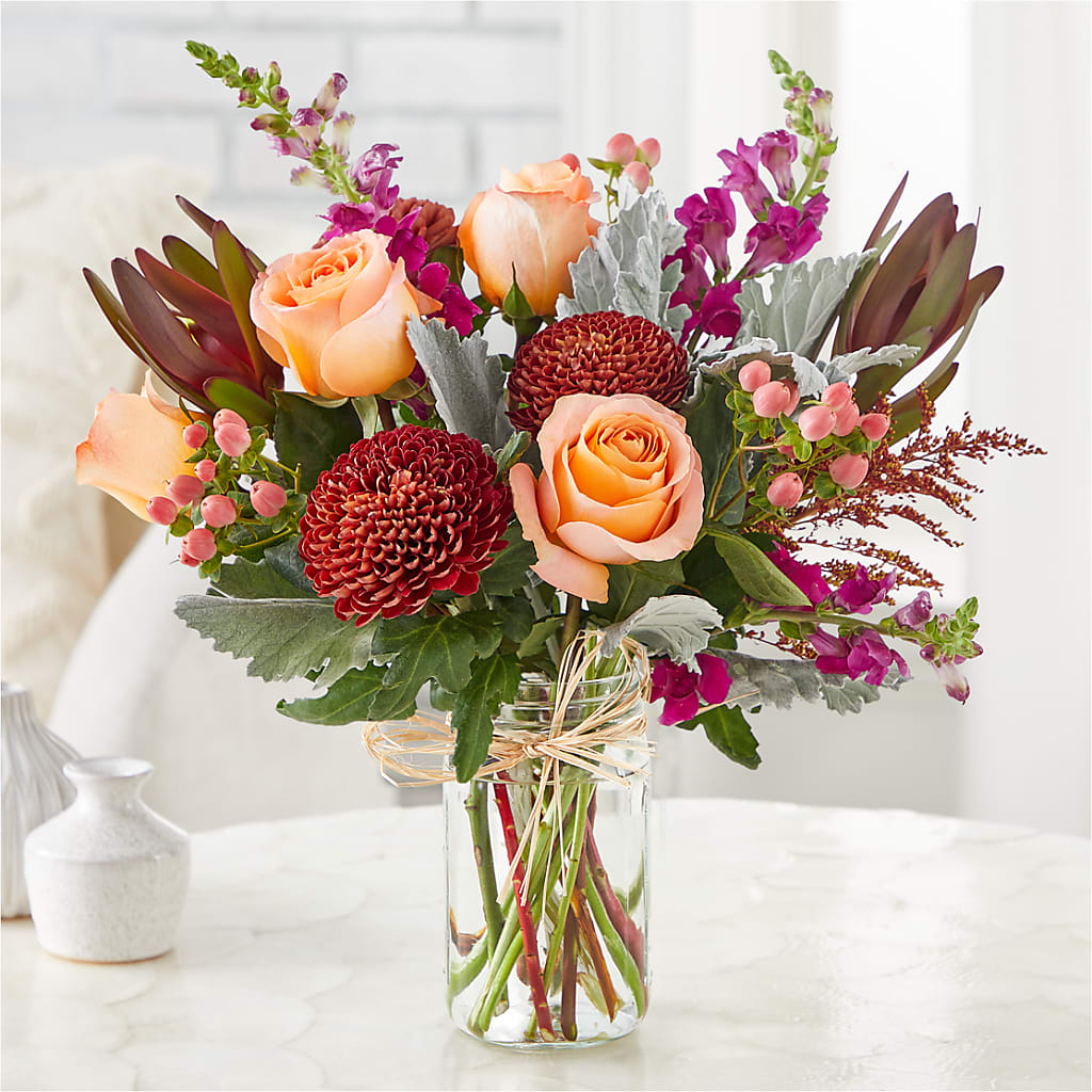 Moody Hues Bouquet – Floreria Mexico, Huntington Park CA