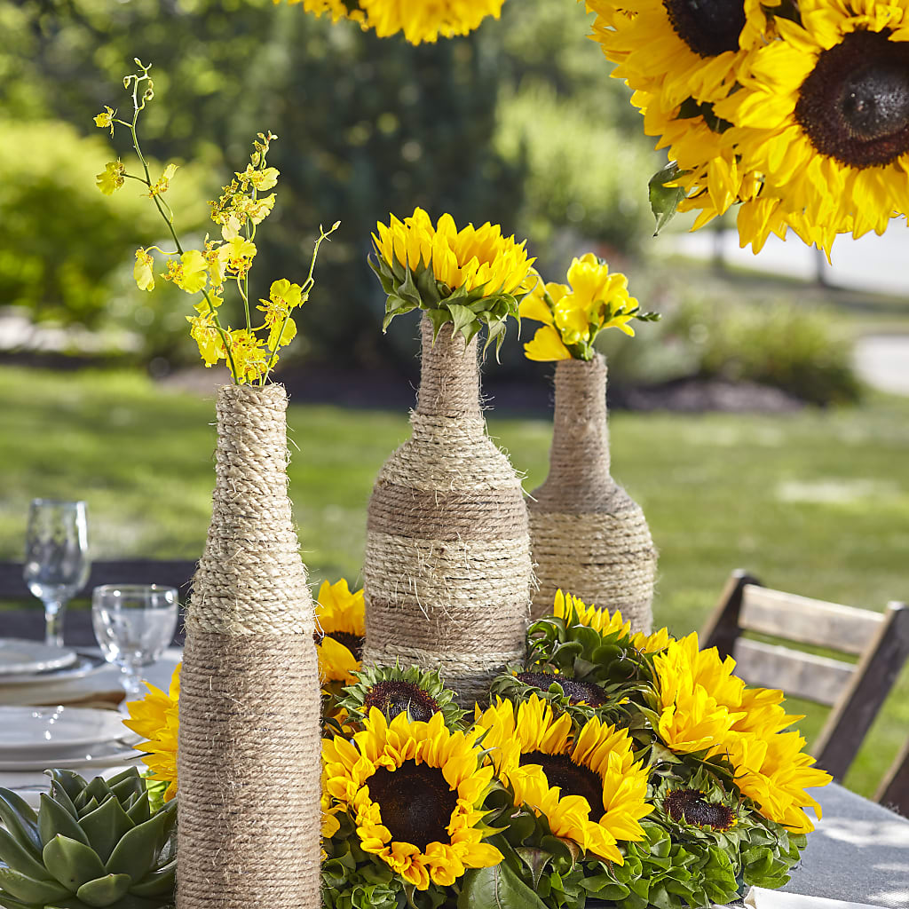 Sublime Garden Centerpiece – Floreria Mexico, Huntington Park CA