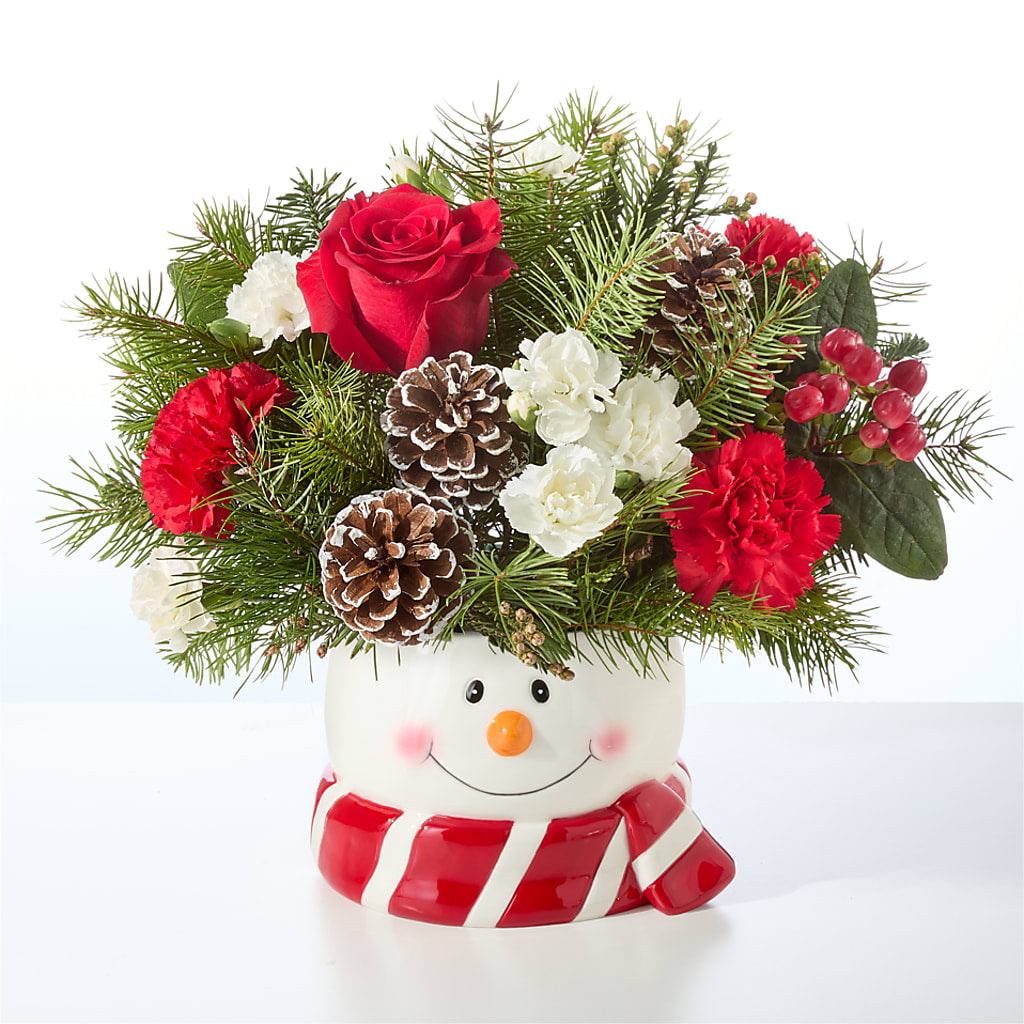 Jolly Snowman Bouquet –  Floreria Mexico, Huntington Park CA