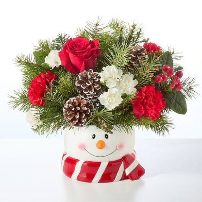 Jolly Snowman Bouquet –  Floreria Mexico, Huntington Park CA