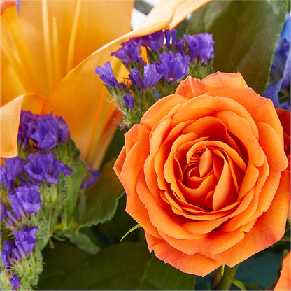 Radiant Citrus Box Bouquet –  Floreria Mexico, Huntington Park CA