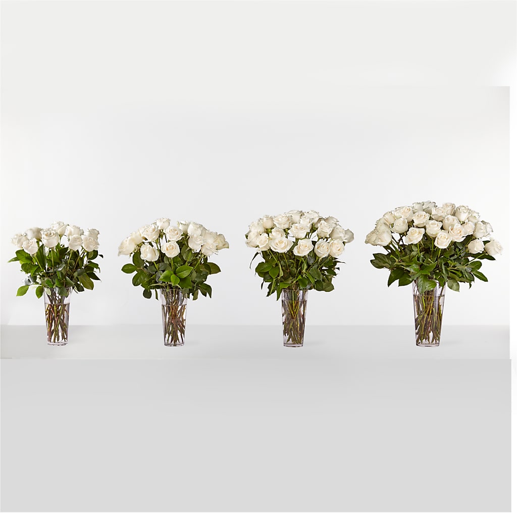 Long Stem White Rose Bouquet –  Floreria Mexico, Huntington Park CA
