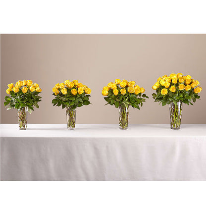 Long Stem Yellow Rose Bouquet –  Floreria Mexico, Huntington Park CA