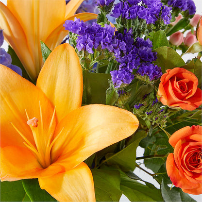 Radiant Citrus Bouquet –  Floreria Mexico, Huntington Park CA