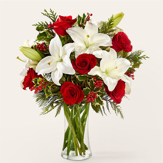 Sparkling Snowflakes Bouquet –  Floreria Mexico, Huntington Park CA