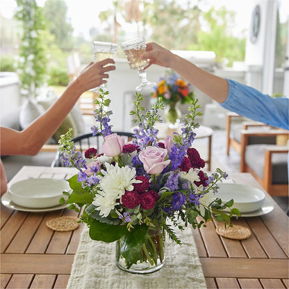 Violet Frost Bouquet –  Floreria Mexico, Huntington Park CA