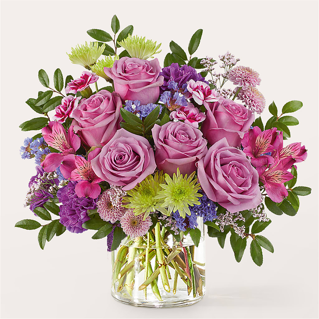Glass Half Full Bouquet –  Floreria Mexico, Huntington Park CA