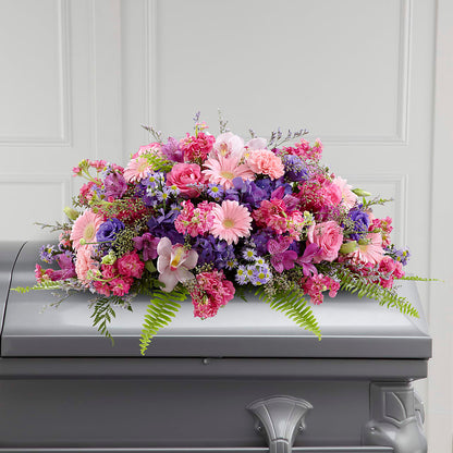 Glorious Garden Casket Spray –  Floreria Mexico, Huntington Park CA