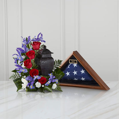 Patriotic Tribute Arrangement –  Floreria Mexico, Huntington Park CA