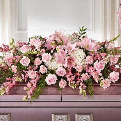 Life & Remembrance Casket Spray –  Floreria Mexico, Huntington Park CA