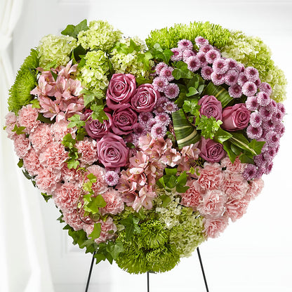 Heartwarming Standing Heart –  Floreria Mexico, Huntington Park CA