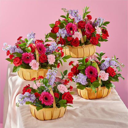 Pink Picnic Basket –  Floreria Mexico, Huntington Park CA