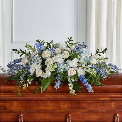 Timeless Essence Casket Spray –  Floreria Mexico, Huntington Park CA