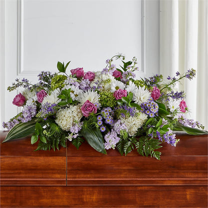 Meadows of Serenity Casket Spray –  Floreria Mexico, Huntington Park CA